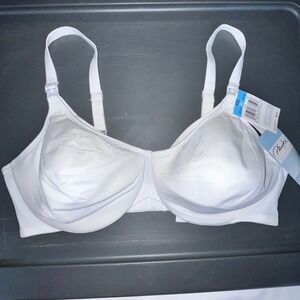 Nursing Bra White 42C Expectant Moments Lined Full Coverage Support Playtex‎